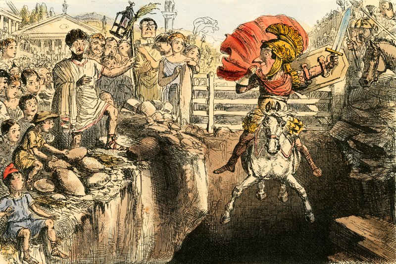 Cesur Curtius körfezlere sıçradı by John Leech