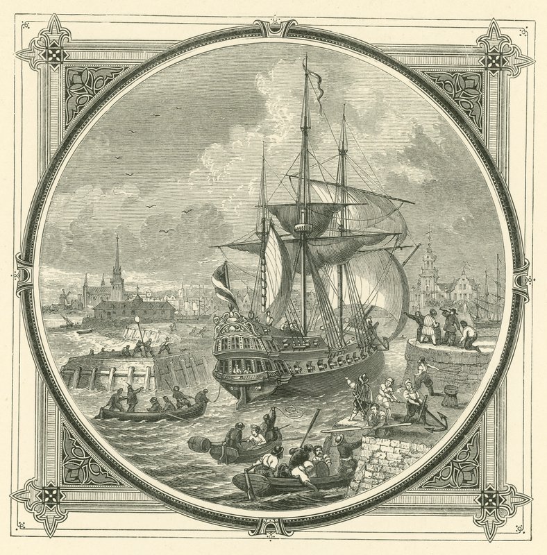 Yağlı domuzu yağlayın (gravür) by John Leighton