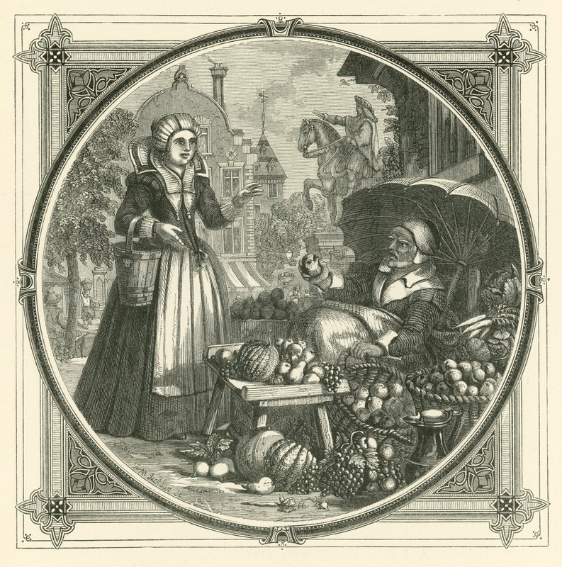 Bir çürük elma sepetteki her şeye bulaşır (gravür) by John Leighton