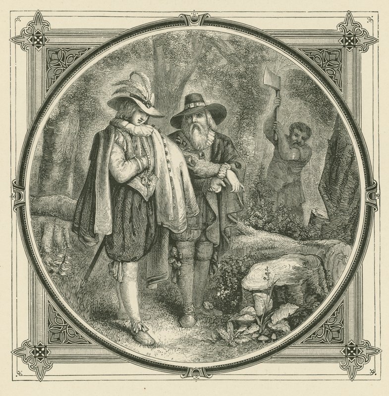 Bir vuruş bir meşe değil (gravür) by John Leighton