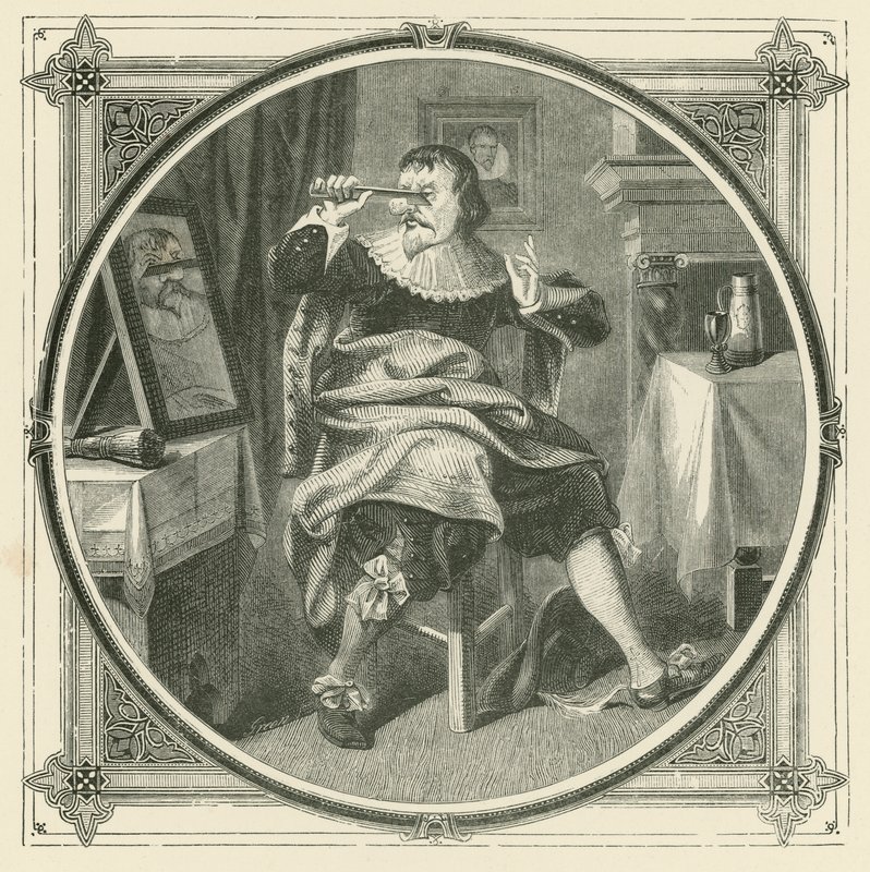 Burnunu kesen kendi yüzüne kin besler (gravür) by John Leighton