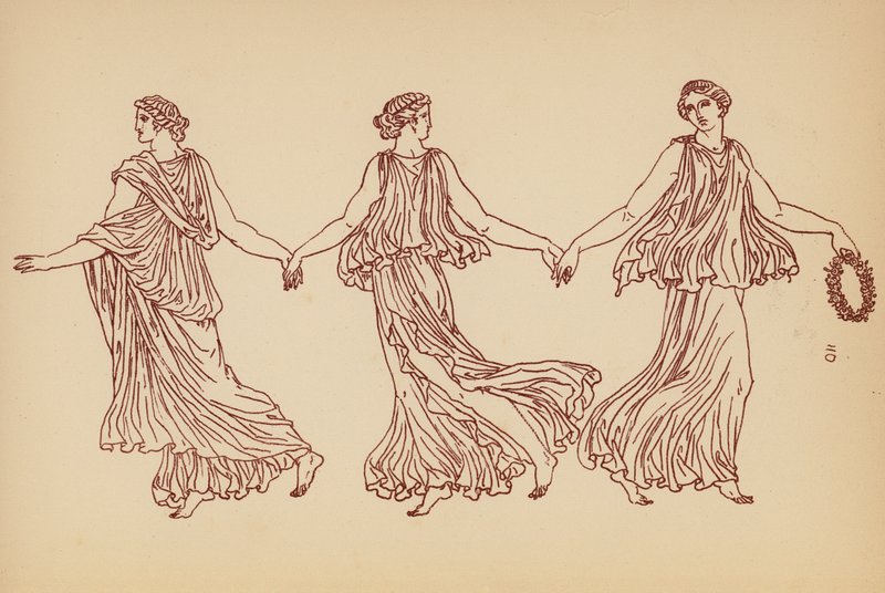 Antik Yunan Kadın Kostümü (lito) by John Moyr Smith