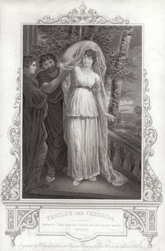 Troilus ve Cressida by John Opie