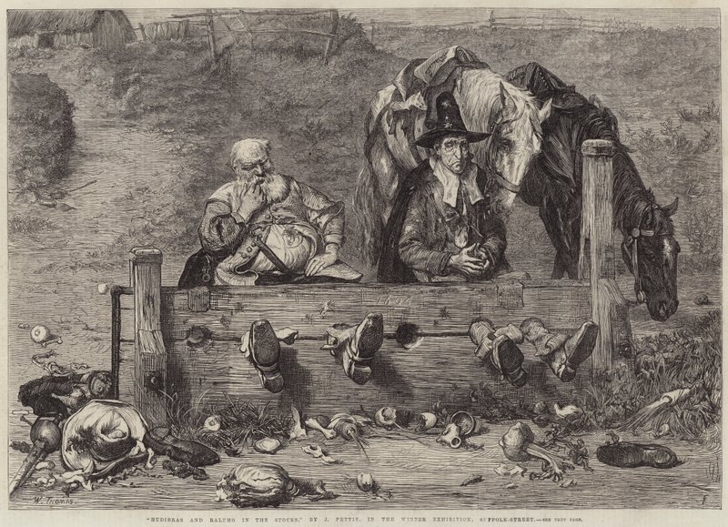 Hudibras ve Ralpho Stoklarda by John Pettie