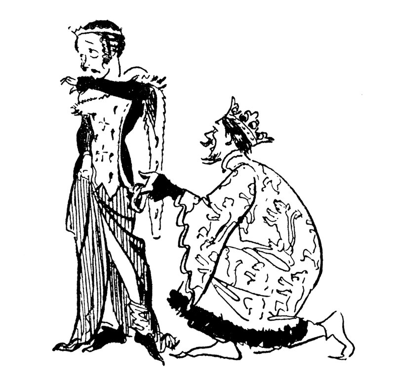 Kral Edward III ve Jartiyer by John Reynolds