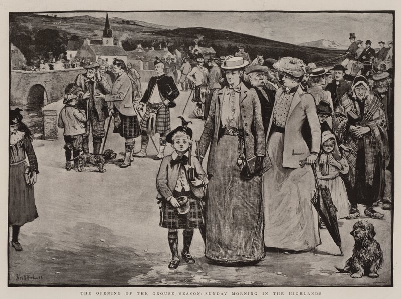 Orman Tavuğu Sezonunun Açılışı, Yaylalarda Pazar Sabahı by John Robertson Reid