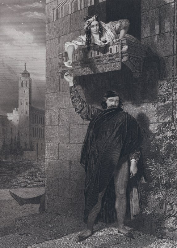 Yanlış el (gravür) by John Rogers (after) Herbert