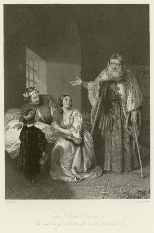 İki Foscari by John Rogers Herbert