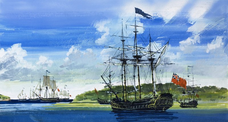 İngiliz gemisi by John S. Smith