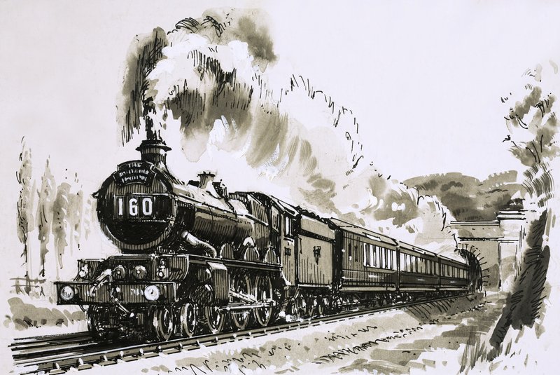 Great Western tarafından kullanılan ünlü 4-6-0 