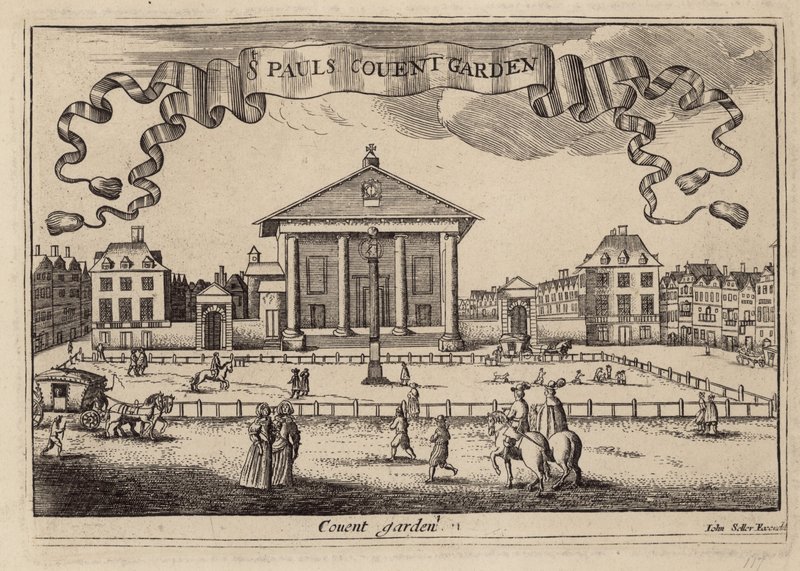 St Pauls Covent Garden by John Seller