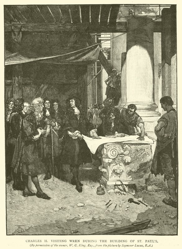 Charles II, St Pauls