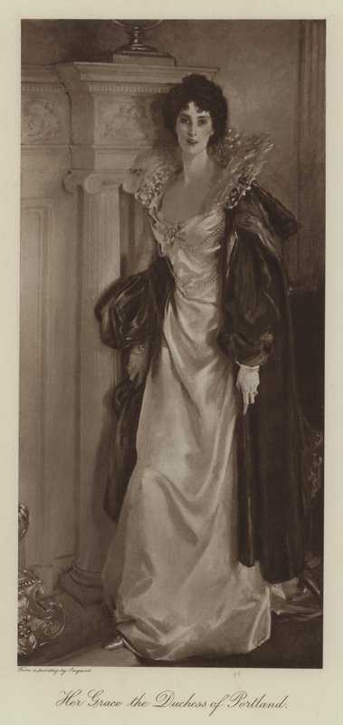 Ekselansları Portland Düşesi (lito) by John Singer (after) Sargent