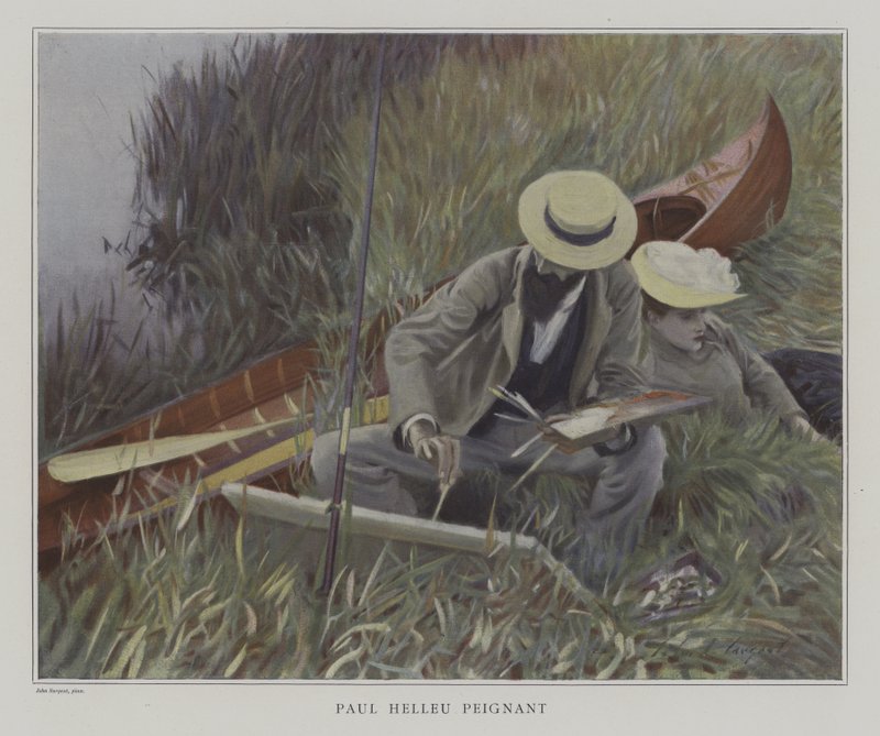 Paul Helleu Tablosu (Paul Helleu Tablosu) by John Singer after Sargent