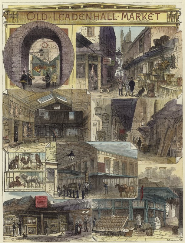 Eski Leadenhall Pazarı by John Sulman