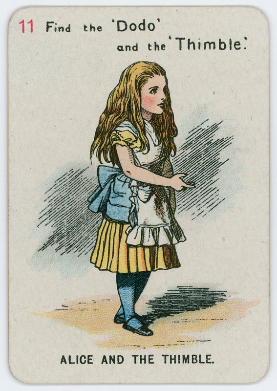 Alice ve Yüksük by John Tenniel