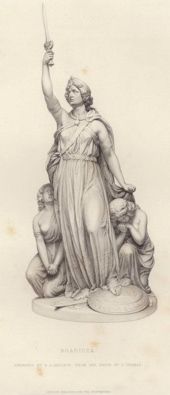 Kraliçe Boadicea'nın portresi by John Thomas