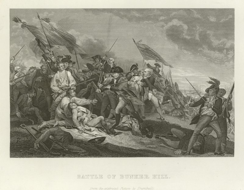 Bunker Tepesi Savaşı by John Trumbull