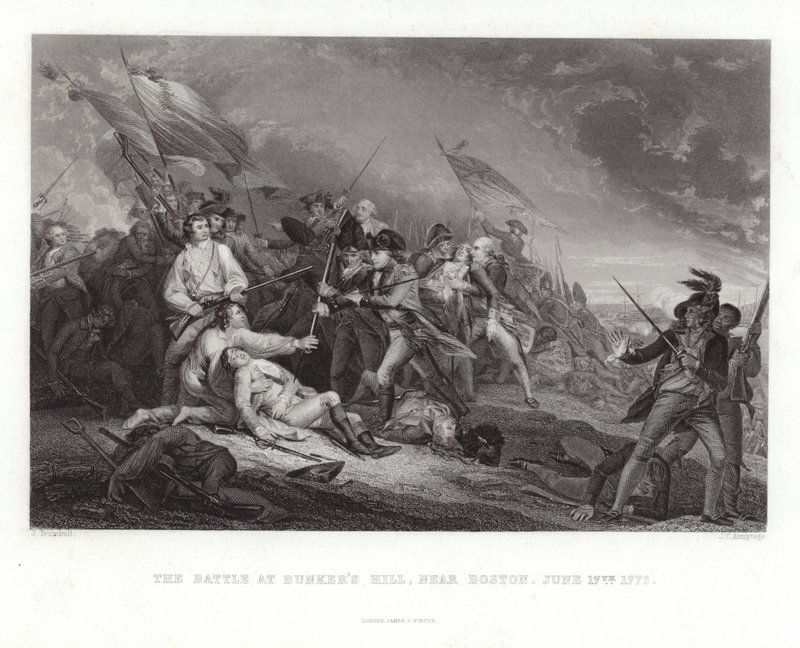 Bunker Tepesi Savaşı by John Trumbull