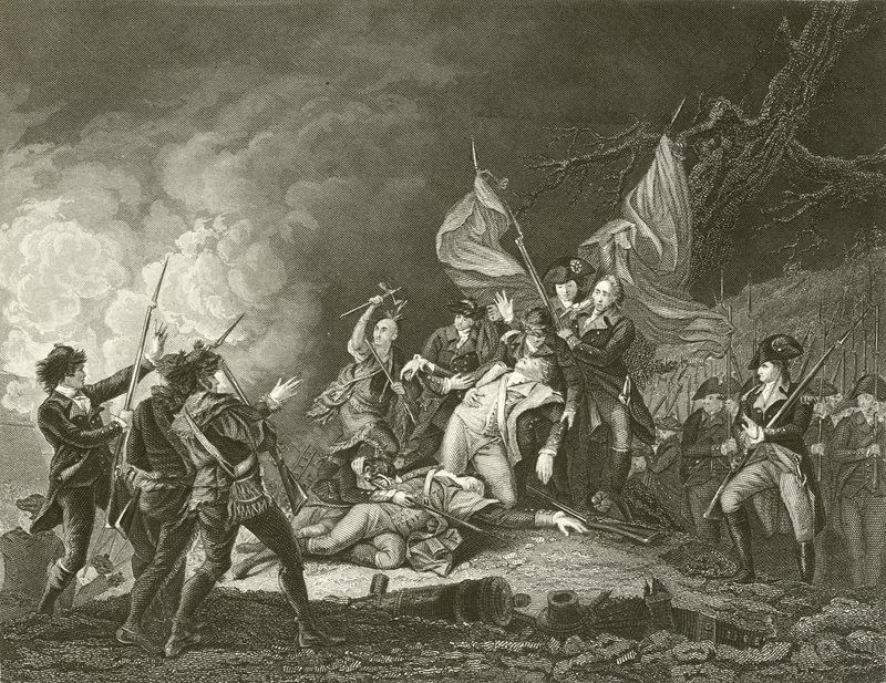 The death of General Montgomery  by John Trumbull