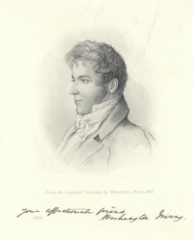 Washington Irving'in Portresi by John Vanderlyn