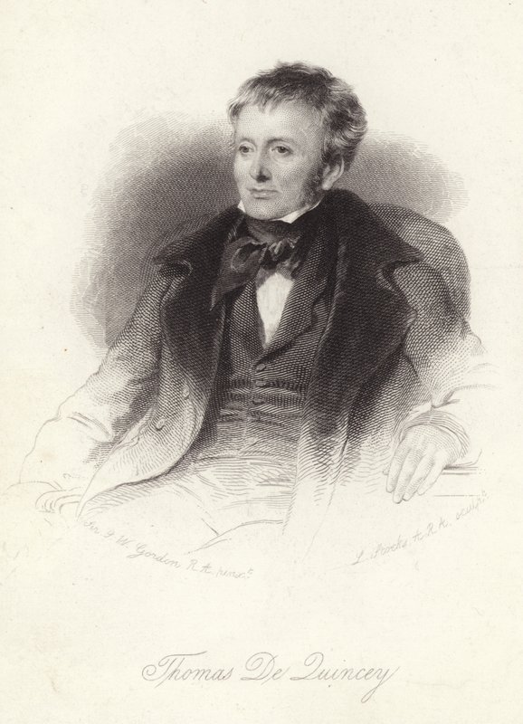 Thomas de Quincey, İngiliz yazar by John Watson Gordon