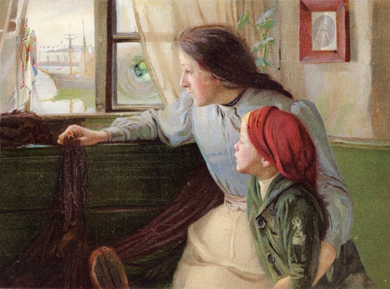 Kral Donanması (renkli taş) by John William Allison