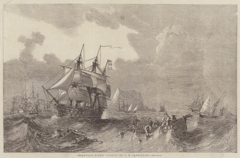 eve doğru bağlı by John Wilson Carmichael