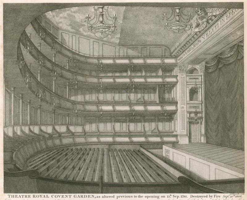 Theatre Royal, Covent Garden, Londra, 15 Eylül 1794