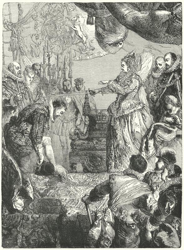 Sir Francis Drake, Kraliçe I. Elizabeth