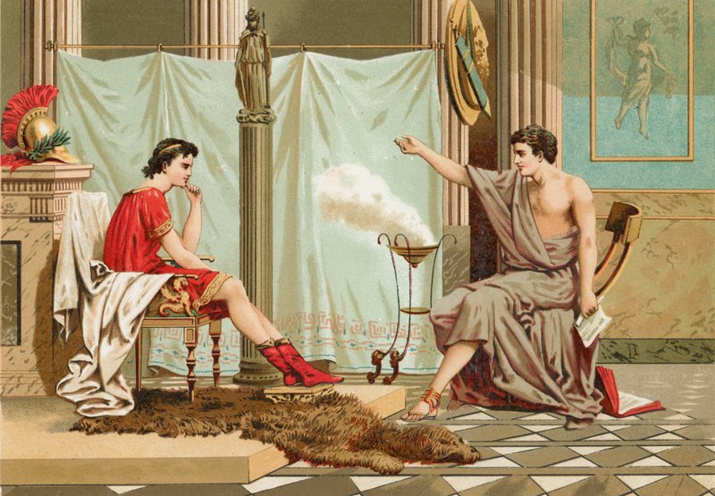 Aristoteles tarafından Büyük İskender