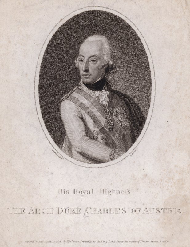 Arşidük Charles, Teschen Dükü, Avusturya askeri by Josef Kreutzinger