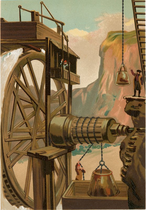 Agricola, Freyberg madenlerini yönetiyor by Josep or Jose Planella Coromina