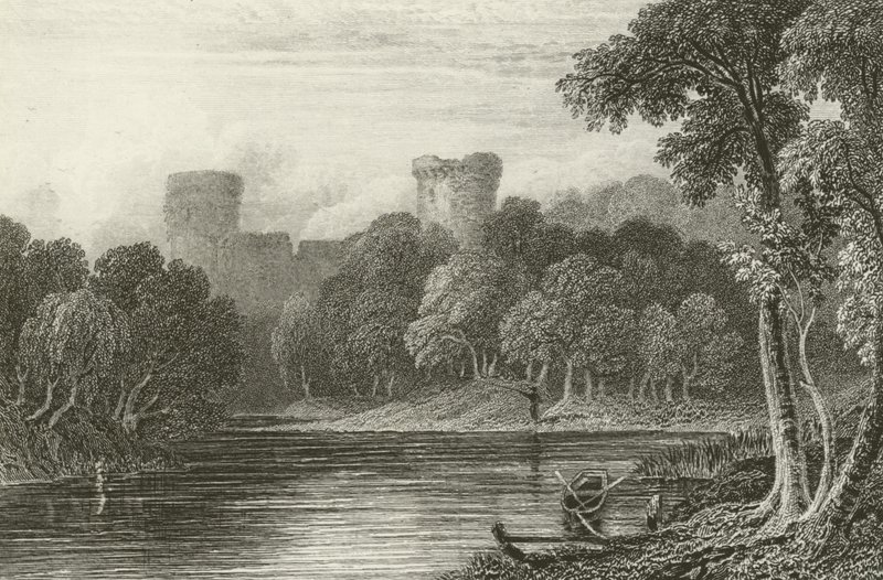 Bothwell Castle, River Clyde  by Joseph Bartholomew Kidd