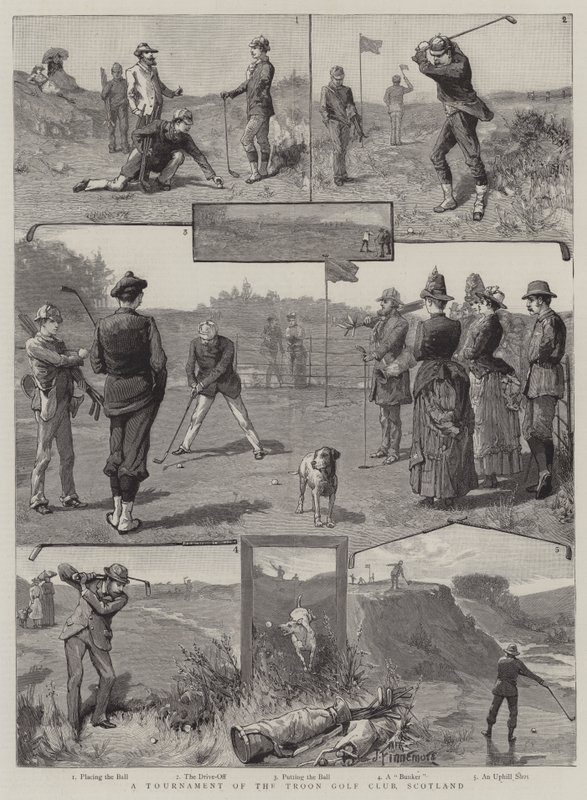 Troon Golf Kulübü Turnuvası, İskoçya by Joseph Finnemore