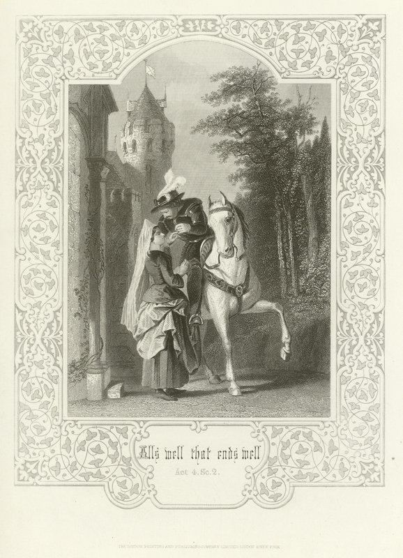 İyi Biten Her Şey Güzel, IV. Perde, II. sahne by Joseph Kenny Meadows