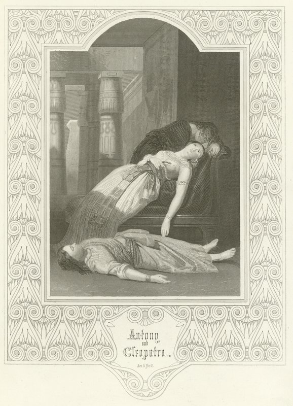 Antony and Cleopatra, Act V, Scene II  by Joseph Kenny Meadows