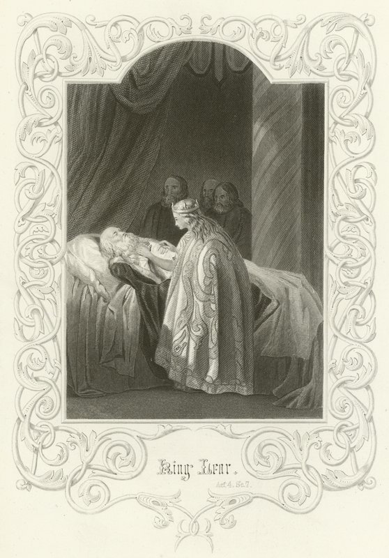 Kral Lear, Perde IV, Sahne VII by Joseph Kenny Meadows