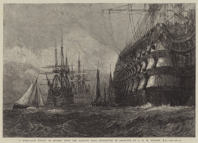 Mağazalarda Birinci Sınıf Alım by Joseph Mallord William Turner
