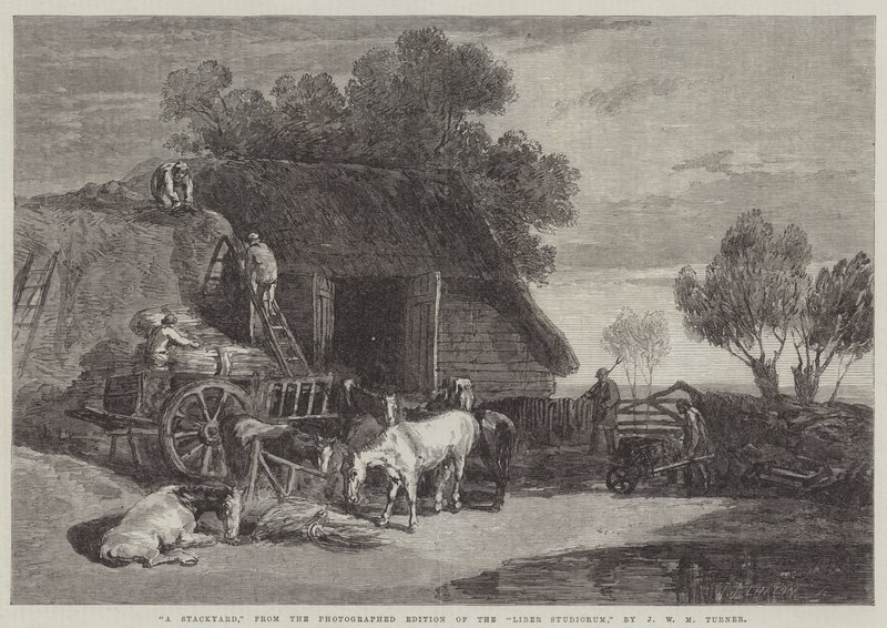 ಸ್ಟಾಕ್‌ಯಾರ್ಡ್ ಟರ್ಕಿ by Joseph Mallord William Turner