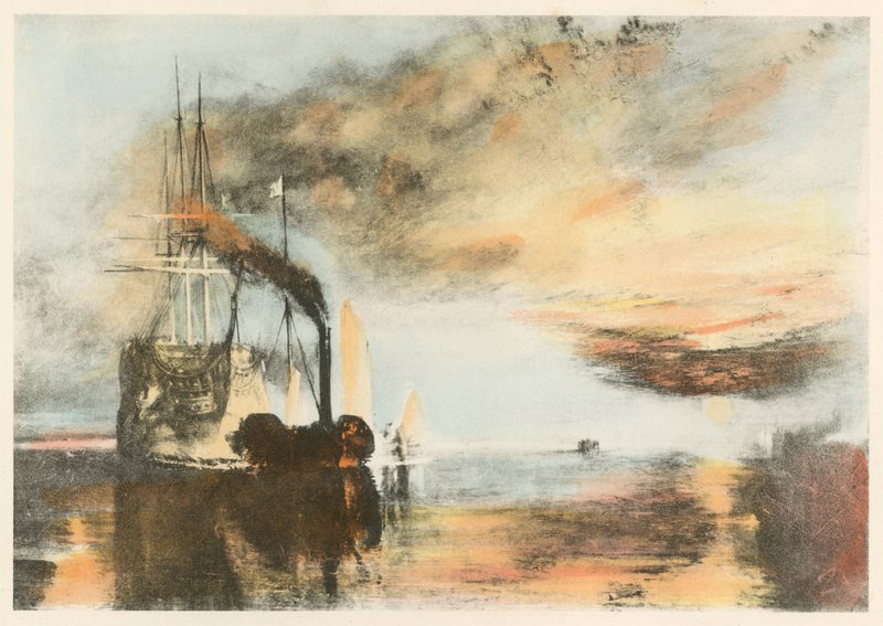 Dövüşen Temeraire by after Joseph Mallord William Turner