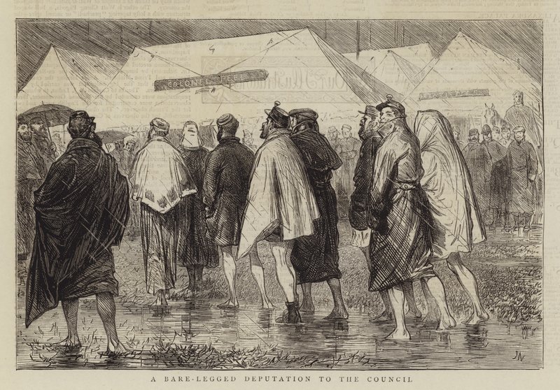 Konseye Çıplak Bacaklı Bir Temsilcilik by Joseph Nash