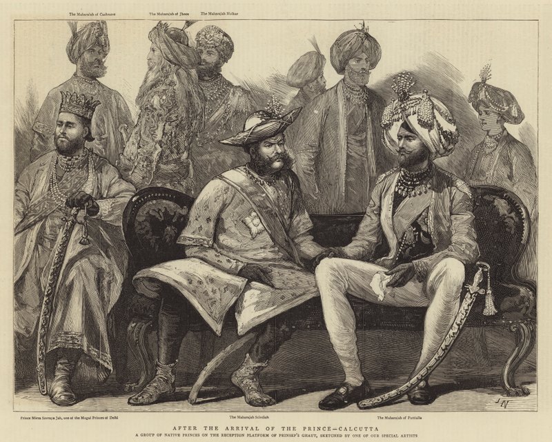 ರಾಜಕುಮಾರನ ಆಗಮನದ ನಂತರ, ಕಲ್ಕತ್ತಾ ಟರ್ಕಿ by Joseph Nash