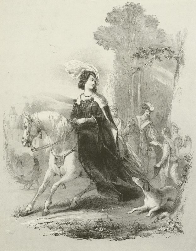 Fair Rosamond  by Joseph Nash