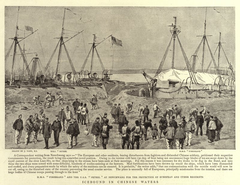 Çin Sularında Buz Tutması by Joseph Nash