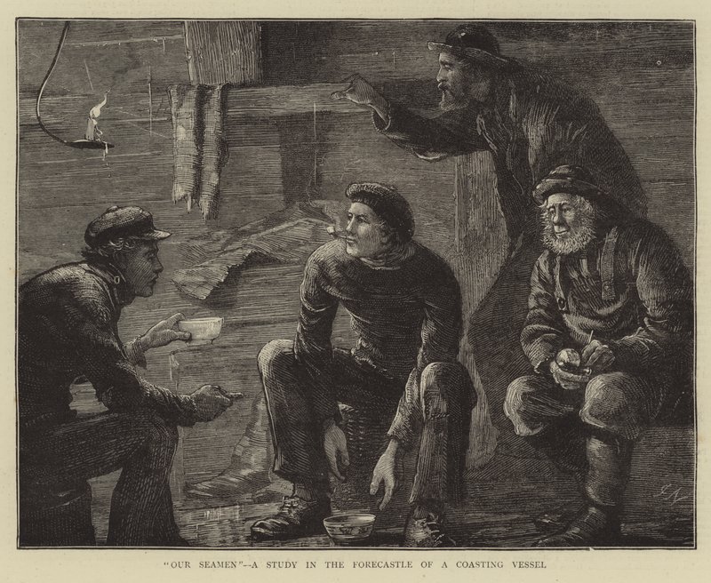 Denizcilerimiz, Bir Sahil Gemisinin Öngörüsünde Bir Çalışma by Joseph Nash