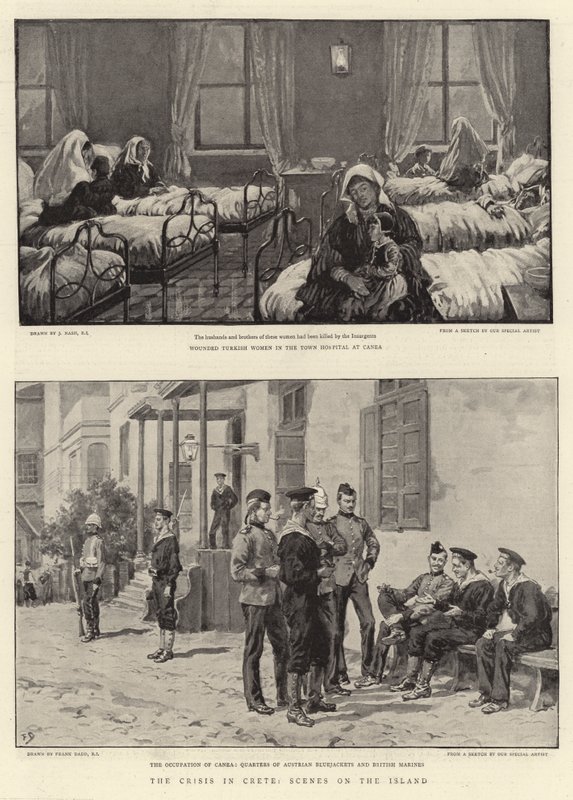 Girit Krizi, Adadan sahneler by Joseph Nash