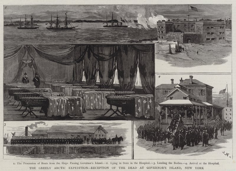 Greely Arctic Expedition, Vali Adası, New York