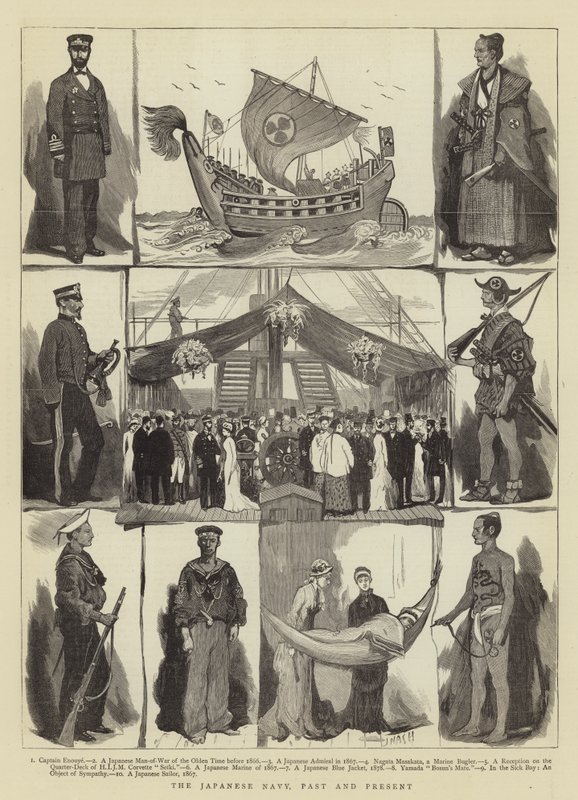 Japon Donanması, Dünü ve Bugünü by Joseph Nash