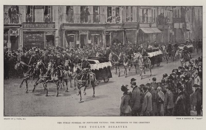 Toulon Felaketi by Joseph Nash